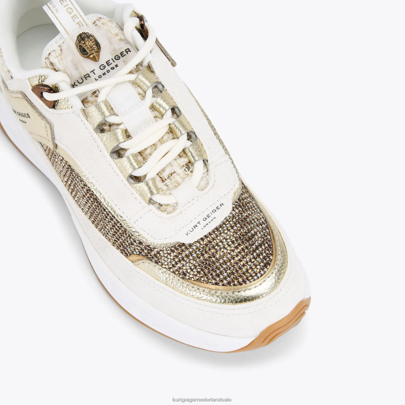 vrouwen Kurt Geiger N206R294 Londen kensington sneaker beige | schoenen