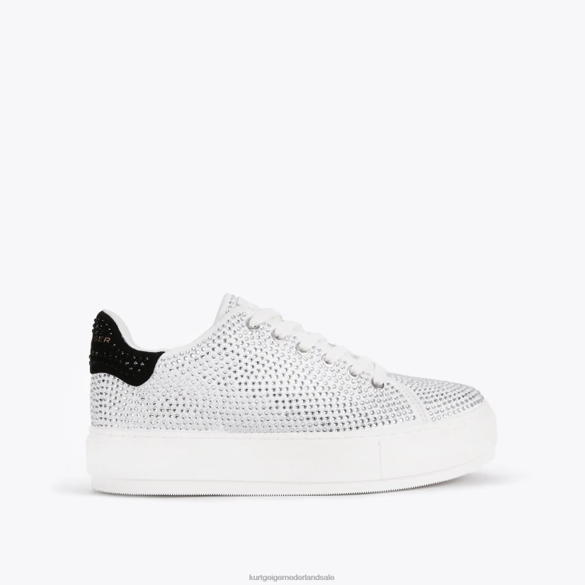 vrouwen Kurt Geiger N206R300 Londen Laney kristal wit | schoenen