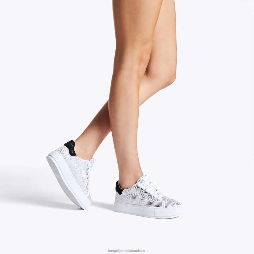 vrouwen Kurt Geiger N206R300 Londen Laney kristal wit | schoenen
