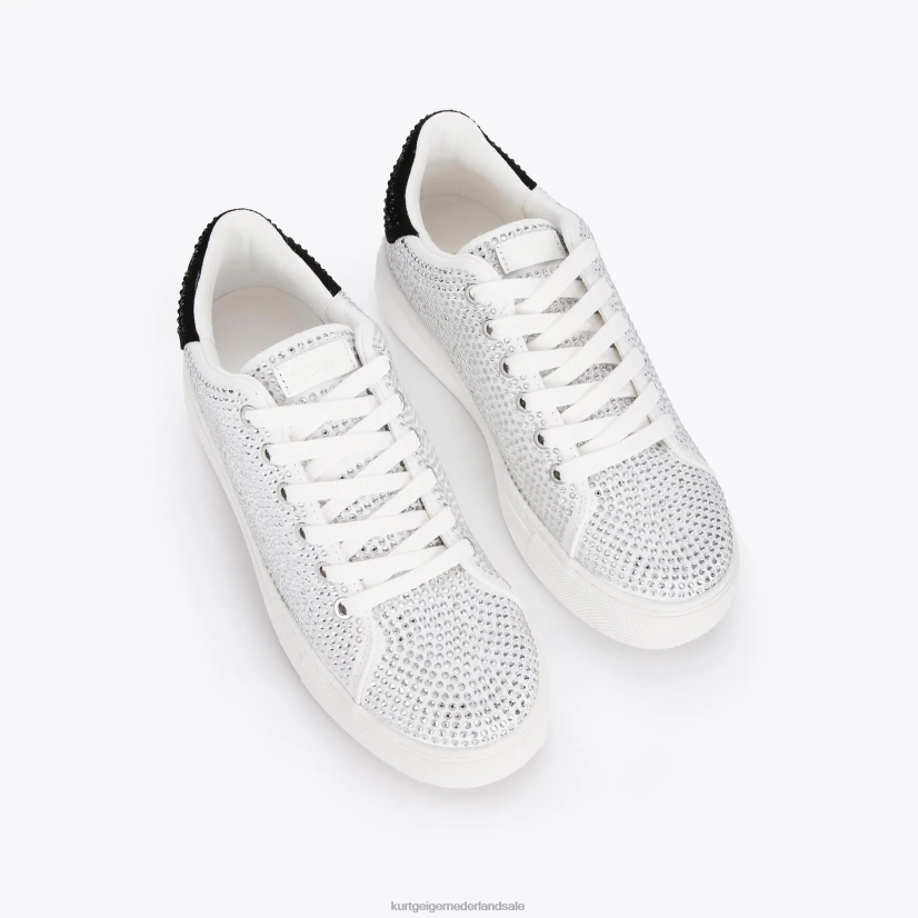 vrouwen Kurt Geiger N206R300 Londen Laney kristal wit | schoenen