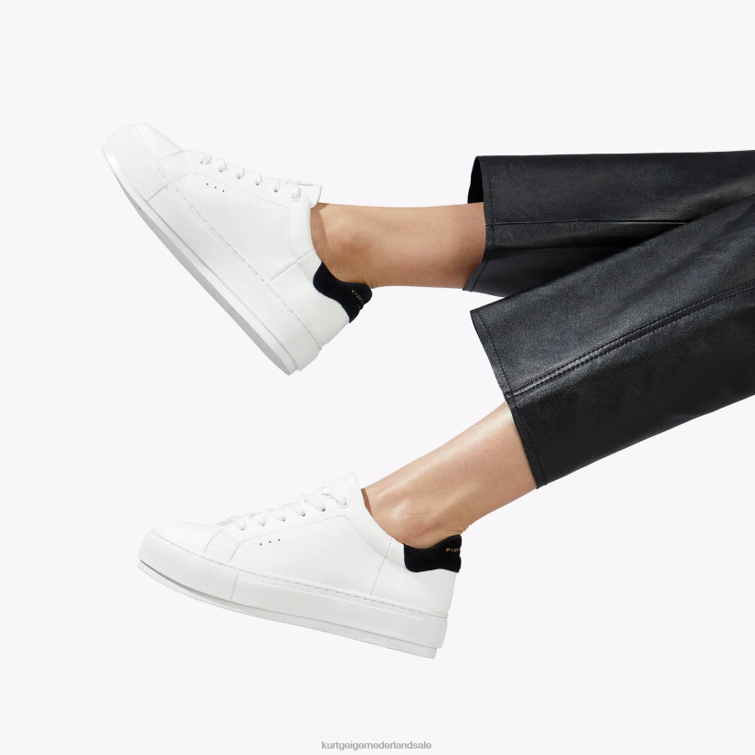 vrouwen Kurt Geiger N206R304 Londen Laney wit Zwart | schoenen