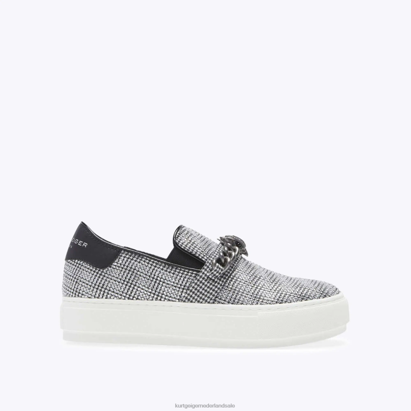 vrouwen Kurt Geiger N206R376 Londen Laney Chelsea slip-on zilver | schoenen