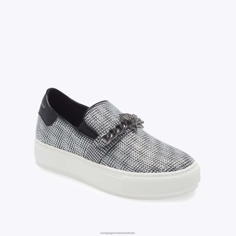 vrouwen Kurt Geiger N206R376 Londen Laney Chelsea slip-on zilver | schoenen