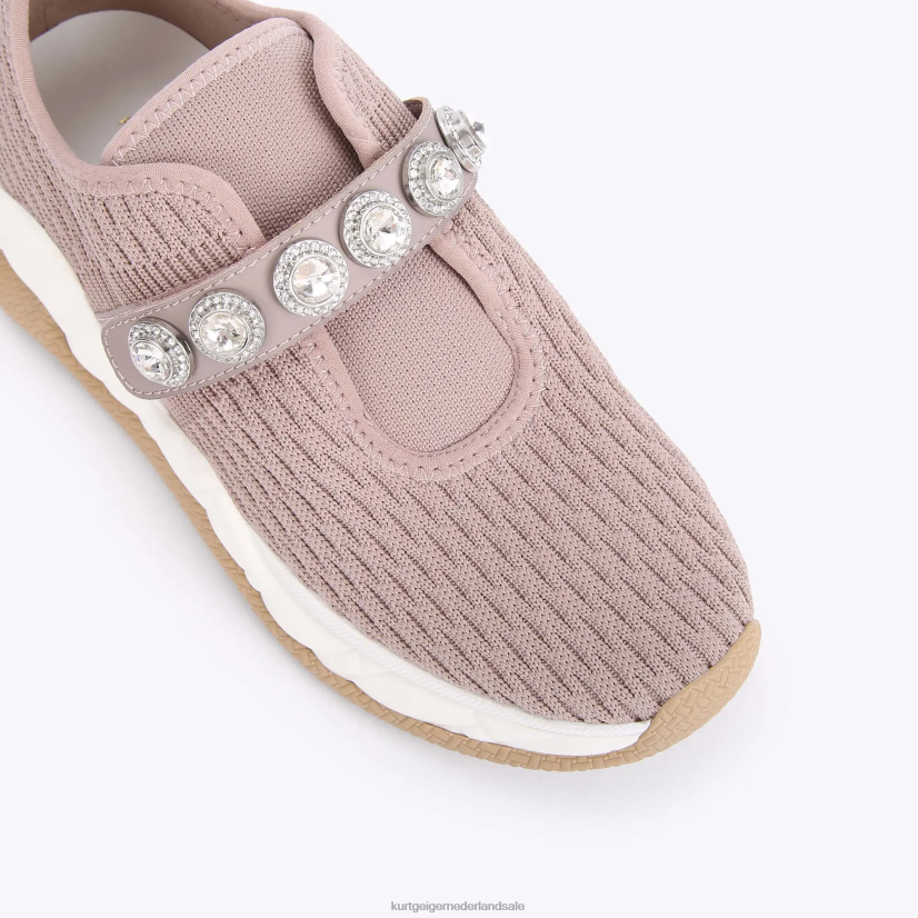 vrouwen Kurt Geiger N206R386 Londen Londen gebreid juweel blozen | schoenen