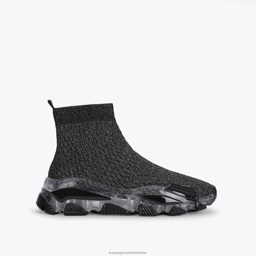 vrouwen Kurt Geiger N206R393 London Lettie gebreide sok zwart anders | schoenen