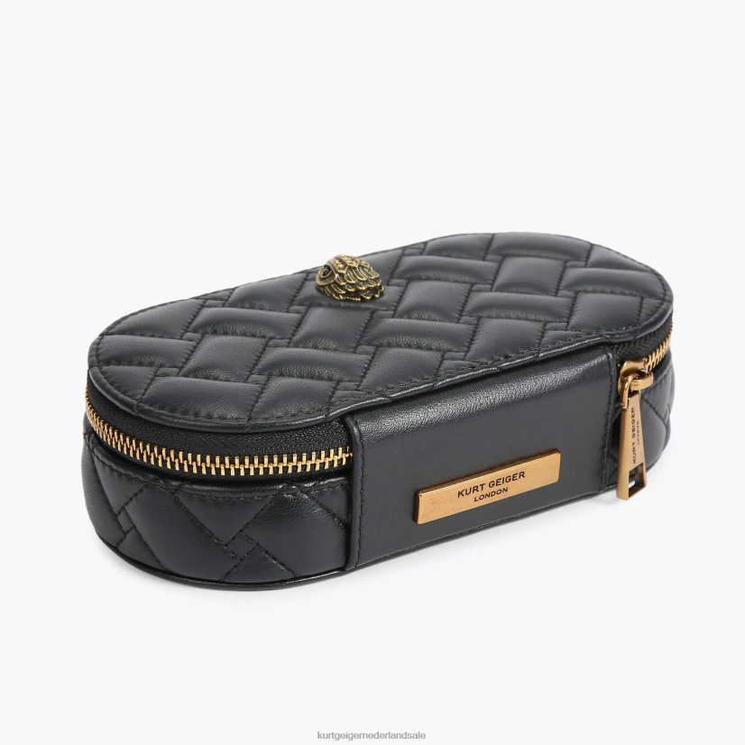 vrouwen Kurt Geiger N206R561 Londen Kensington sieradendoosje zwart | Tassen