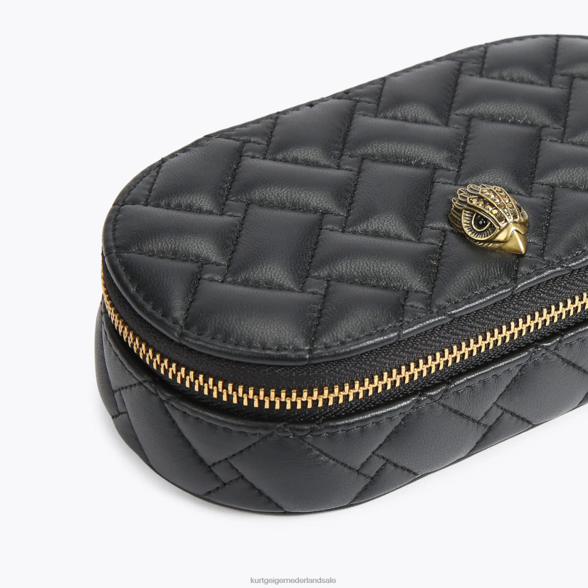 vrouwen Kurt Geiger N206R561 Londen Kensington sieradendoosje zwart | Tassen