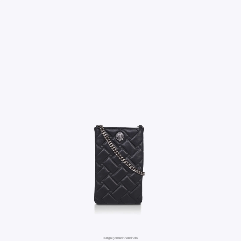 vrouwen Kurt Geiger N206R77 Londen kensington telefoonhoesje zwart | Tassen