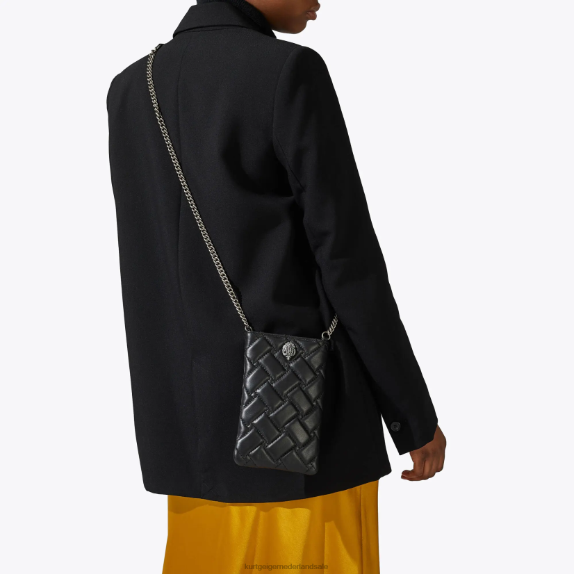 vrouwen Kurt Geiger N206R77 Londen kensington telefoonhoesje zwart | Tassen