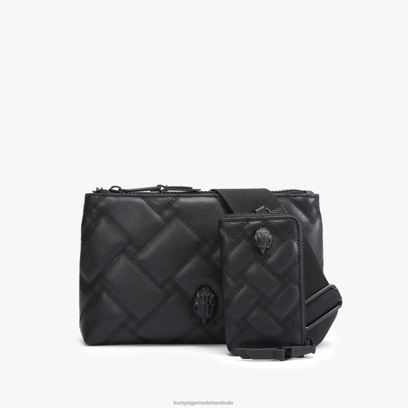 vrouwen Kurt Geiger N206R103 Londen kensington crossbody zwart | Tassen