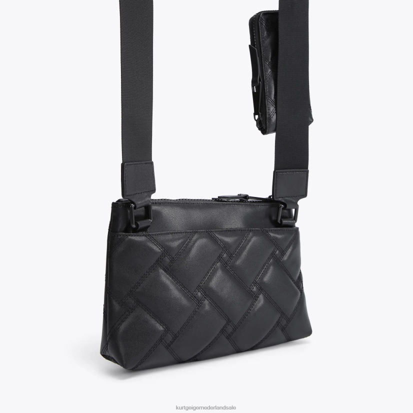 vrouwen Kurt Geiger N206R103 Londen kensington crossbody zwart | Tassen
