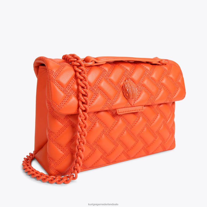 vrouwen Kurt Geiger N206R10 Londen kensington tas drenken oranje | Tassen