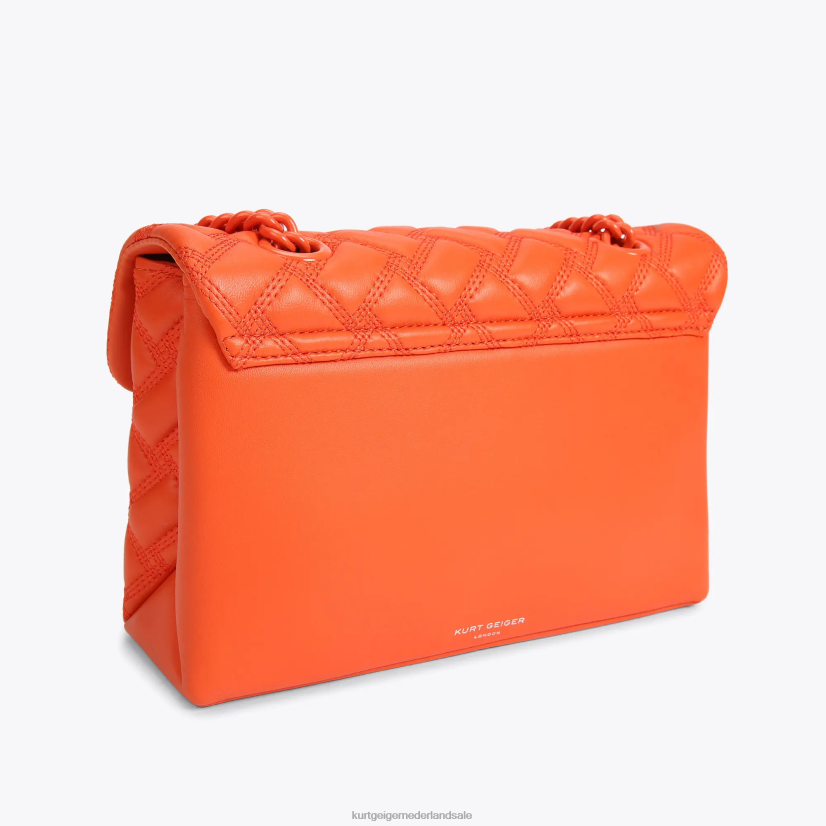 vrouwen Kurt Geiger N206R10 Londen kensington tas drenken oranje | Tassen