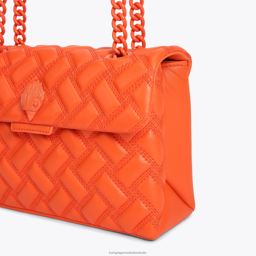 vrouwen Kurt Geiger N206R10 Londen kensington tas drenken oranje | Tassen