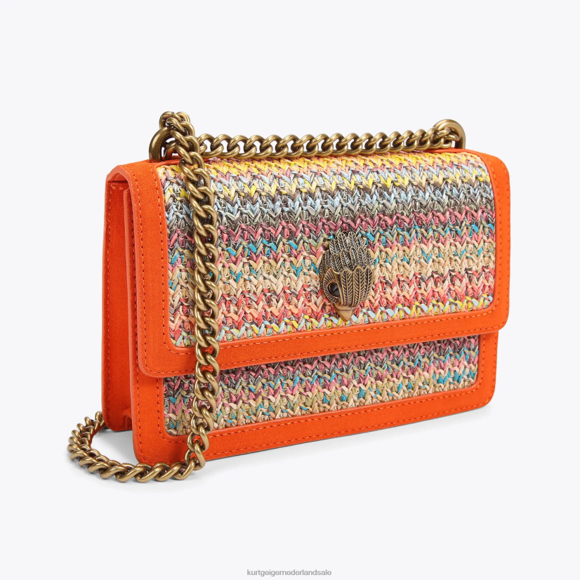 vrouwen Kurt Geiger N206R113 London Shoreditch kleine crossbody oranje | Tassen