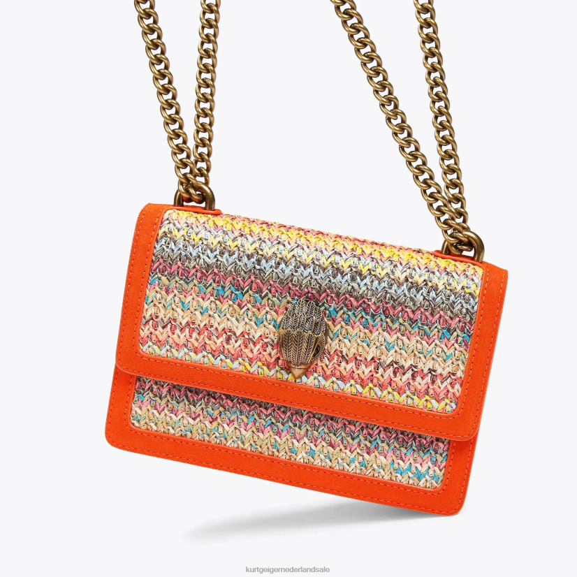 vrouwen Kurt Geiger N206R113 London Shoreditch kleine crossbody oranje | Tassen
