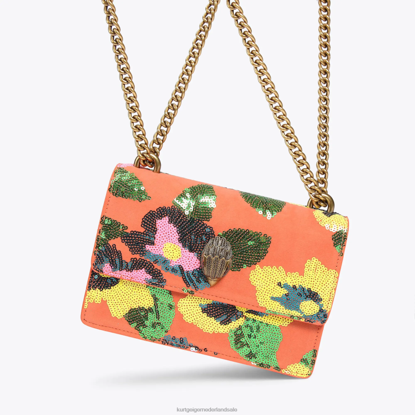 vrouwen Kurt Geiger N206R114 London Shoreditch kleine crossbody oranje | Tassen