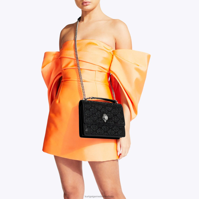 vrouwen Kurt Geiger N206R120 Londen Shoreditch crossbody zwart anders | Tassen