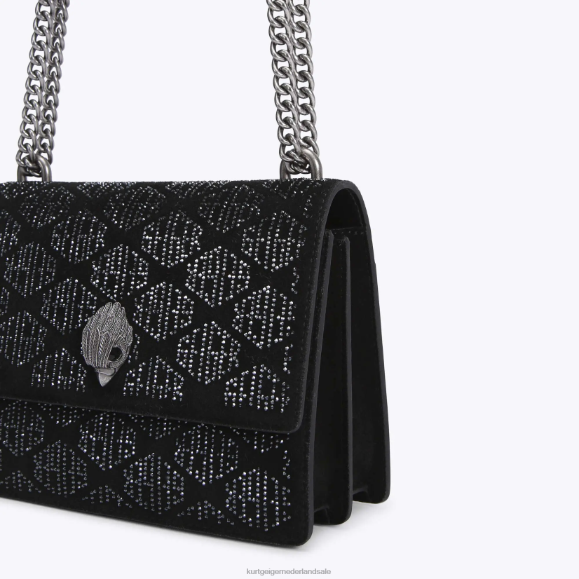 vrouwen Kurt Geiger N206R120 Londen Shoreditch crossbody zwart anders | Tassen