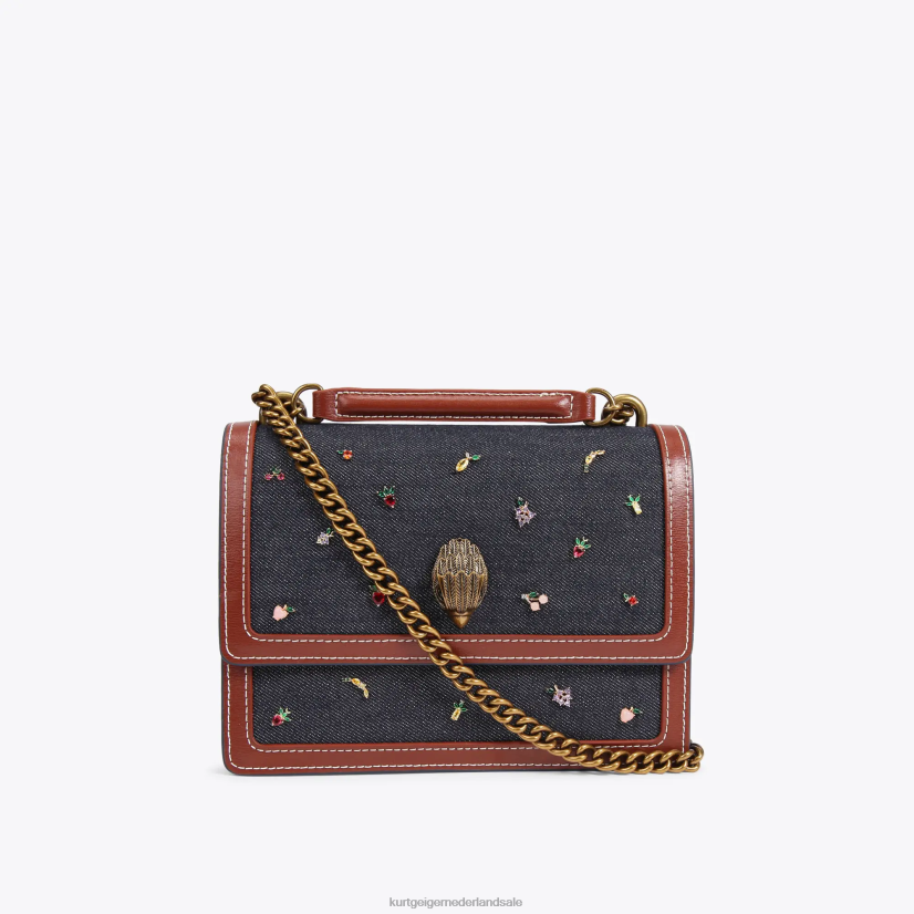vrouwen Kurt Geiger N206R121 Londen Shoreditch crossbody blauw anders | Tassen