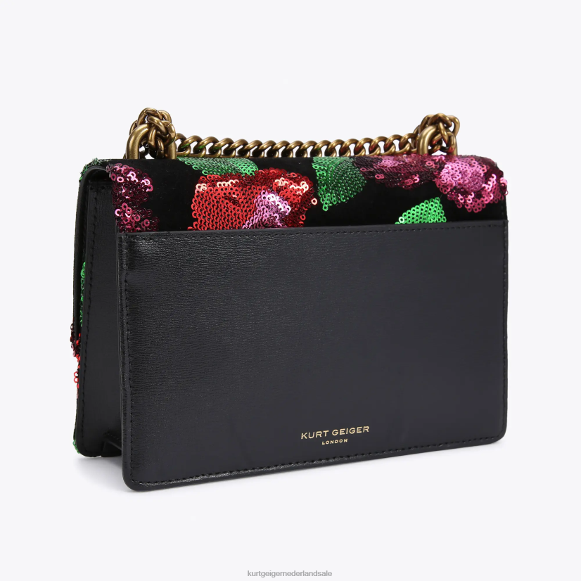 vrouwen Kurt Geiger N206R127 London Shoreditch kleine crossbody fushia | Tassen