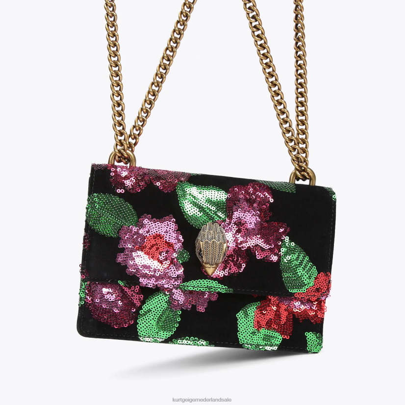 vrouwen Kurt Geiger N206R127 London Shoreditch kleine crossbody fushia | Tassen