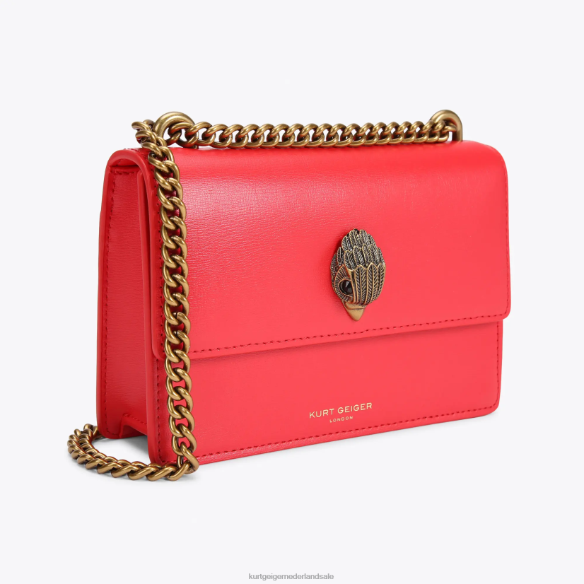 vrouwen Kurt Geiger N206R128 London Shoreditch kleine crossbody rood | Tassen