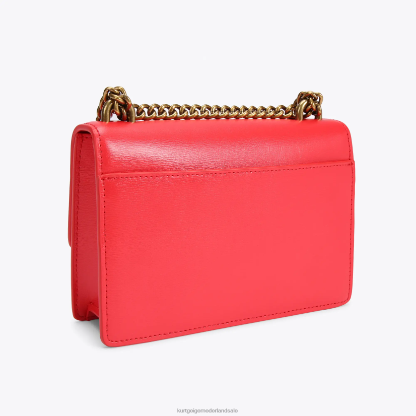 vrouwen Kurt Geiger N206R128 London Shoreditch kleine crossbody rood | Tassen