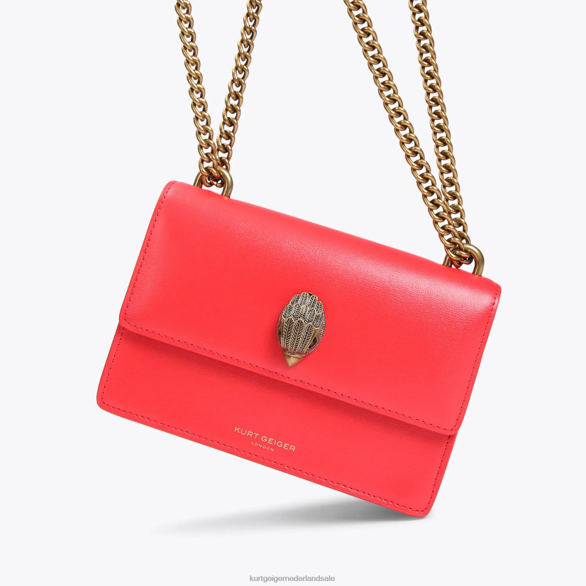 vrouwen Kurt Geiger N206R128 London Shoreditch kleine crossbody rood | Tassen