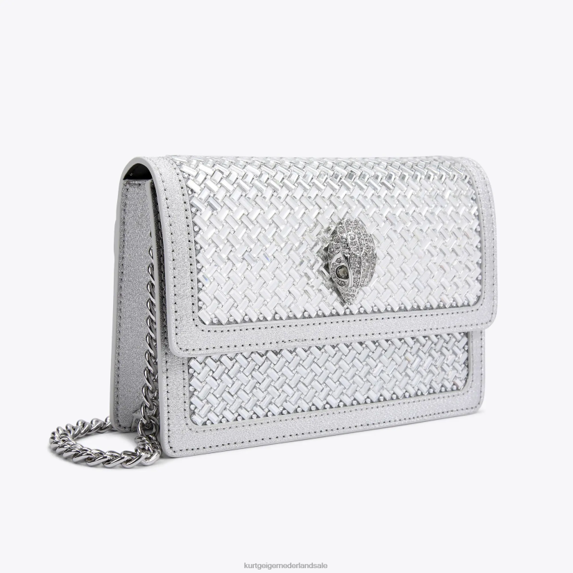 vrouwen Kurt Geiger N206R130 London Shoreditch kleine crossbody metalen combinatie | Tassen