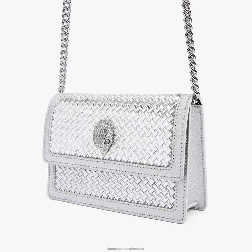 vrouwen Kurt Geiger N206R130 London Shoreditch kleine crossbody metalen combinatie | Tassen