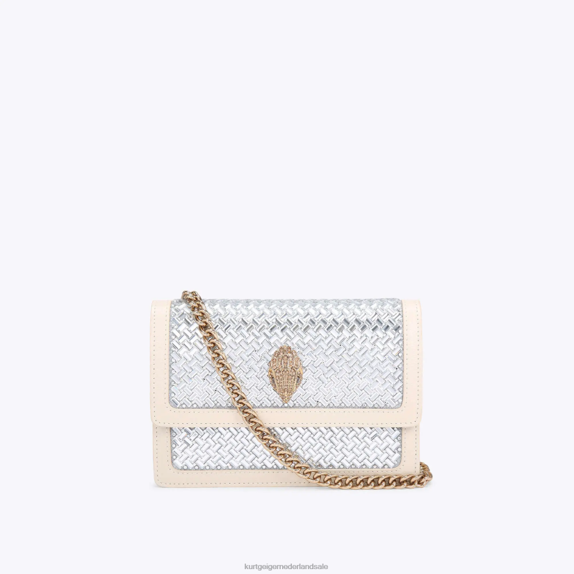 vrouwen Kurt Geiger N206R133 London Shoreditch kleine crossbody metalen combinatie | Tassen