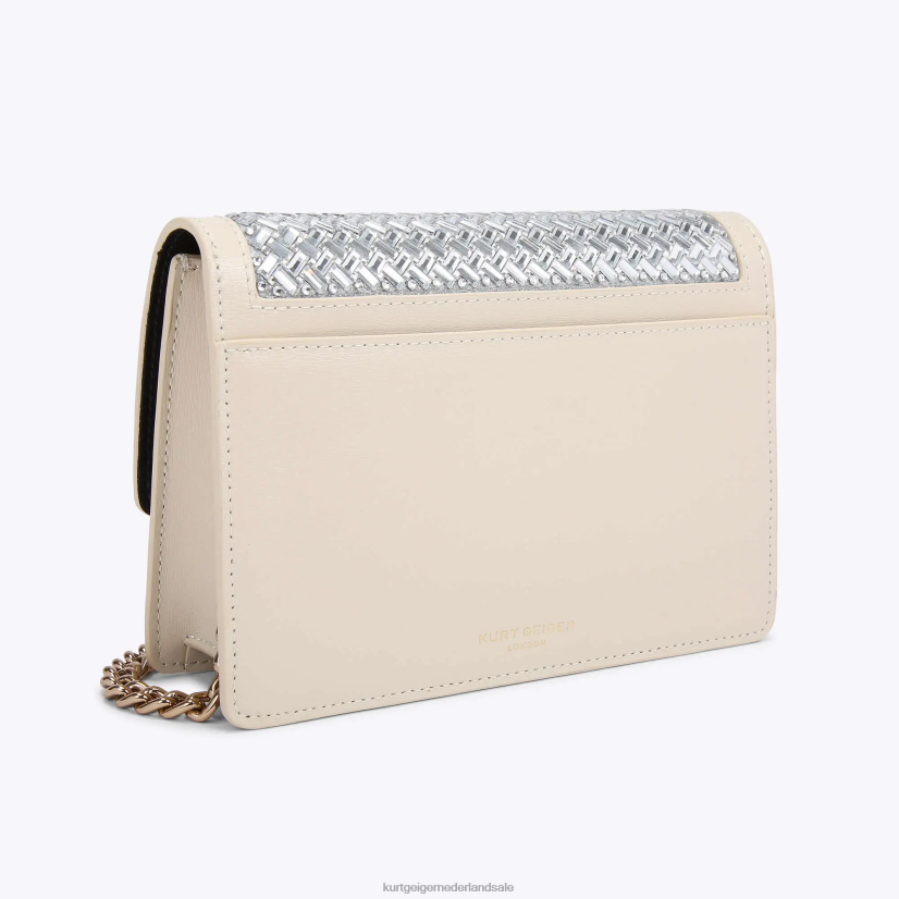 vrouwen Kurt Geiger N206R133 London Shoreditch kleine crossbody metalen combinatie | Tassen