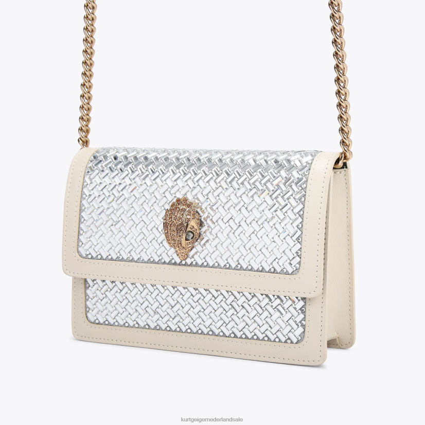 vrouwen Kurt Geiger N206R133 London Shoreditch kleine crossbody metalen combinatie | Tassen