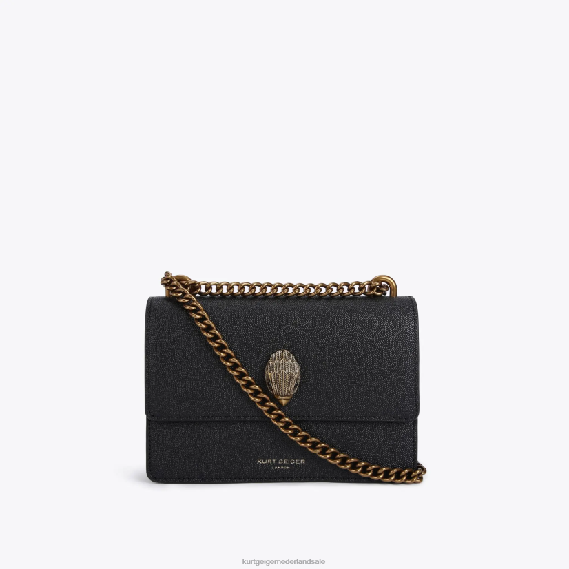 vrouwen Kurt Geiger N206R134 London Shoreditch kleine crossbody zwart | Tassen