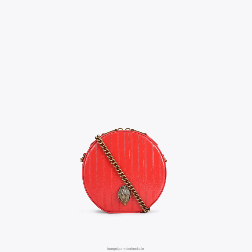 vrouwen Kurt Geiger N206R139 Londen ronde kleine shoreditch tas rood | Tassen