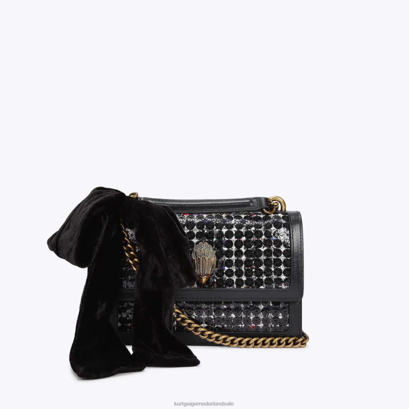 vrouwen Kurt Geiger N206R140 London Shoreditch kleine crossbody zwart | Tassen