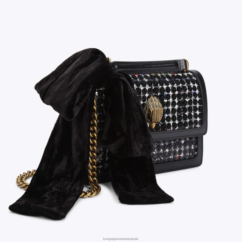 vrouwen Kurt Geiger N206R140 London Shoreditch kleine crossbody zwart | Tassen