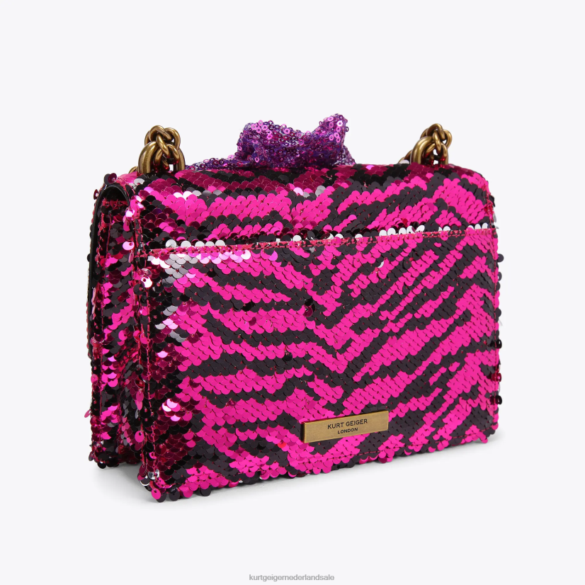 vrouwen Kurt Geiger N206R143 London Shoreditch kleine crossbody paars | Tassen