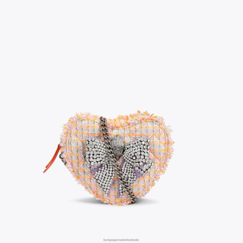 vrouwen Kurt Geiger N206R258 Londen boog hart crossbody oranje | Tassen