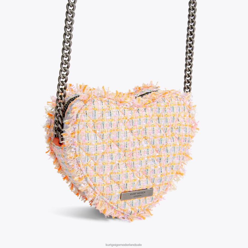 vrouwen Kurt Geiger N206R258 Londen boog hart crossbody oranje | Tassen