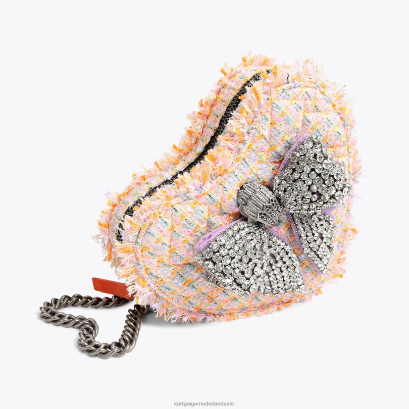 vrouwen Kurt Geiger N206R258 Londen boog hart crossbody oranje | Tassen