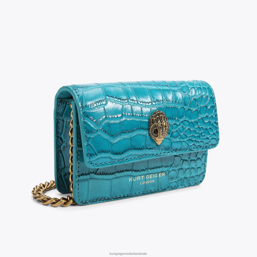 vrouwen Kurt Geiger N206R259 londen shoreditch xs xbody benzine | Tassen