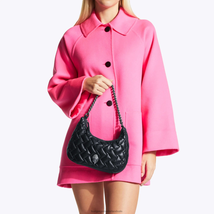 vrouwen Kurt Geiger N206R278 Londen leren multi-crossbody zwarte combinatie | Tassen