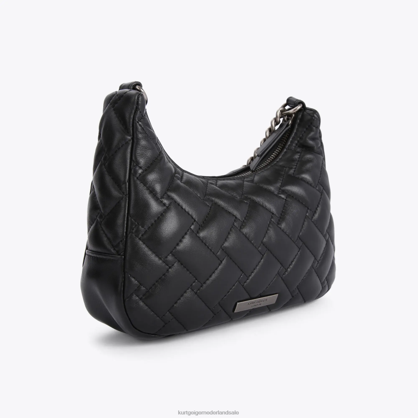 vrouwen Kurt Geiger N206R278 Londen leren multi-crossbody zwarte combinatie | Tassen