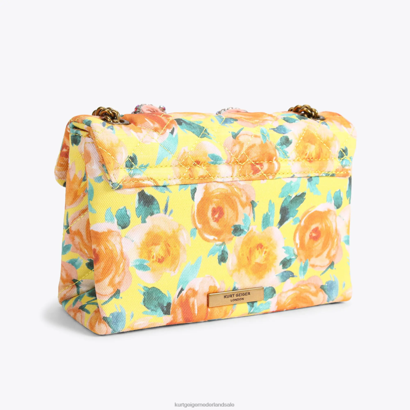 vrouwen Kurt Geiger N206R3 Londen bow medium kensington oranje | Tassen