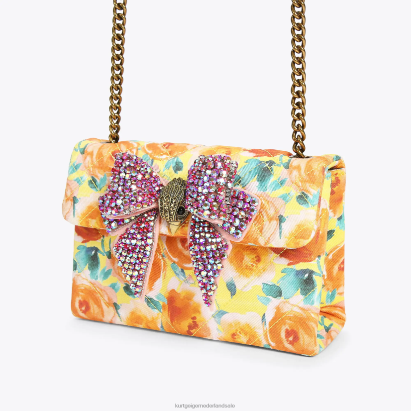 vrouwen Kurt Geiger N206R3 Londen bow medium kensington oranje | Tassen
