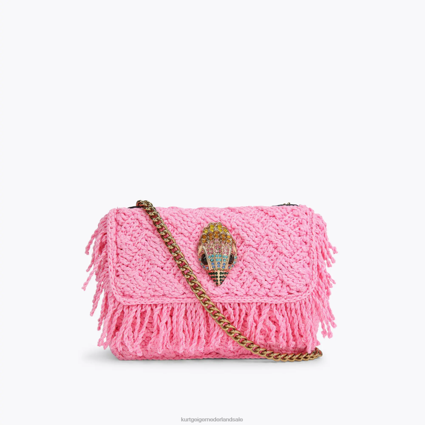 vrouwen Kurt Geiger N206R44 Londen gehaakte Kensington roze | Tassen