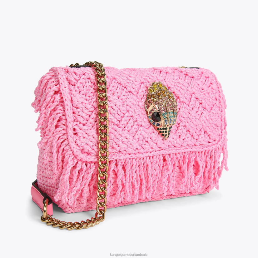 vrouwen Kurt Geiger N206R44 Londen gehaakte Kensington roze | Tassen