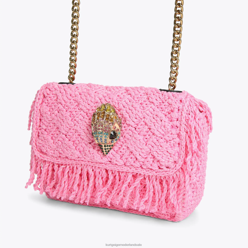 vrouwen Kurt Geiger N206R44 Londen gehaakte Kensington roze | Tassen